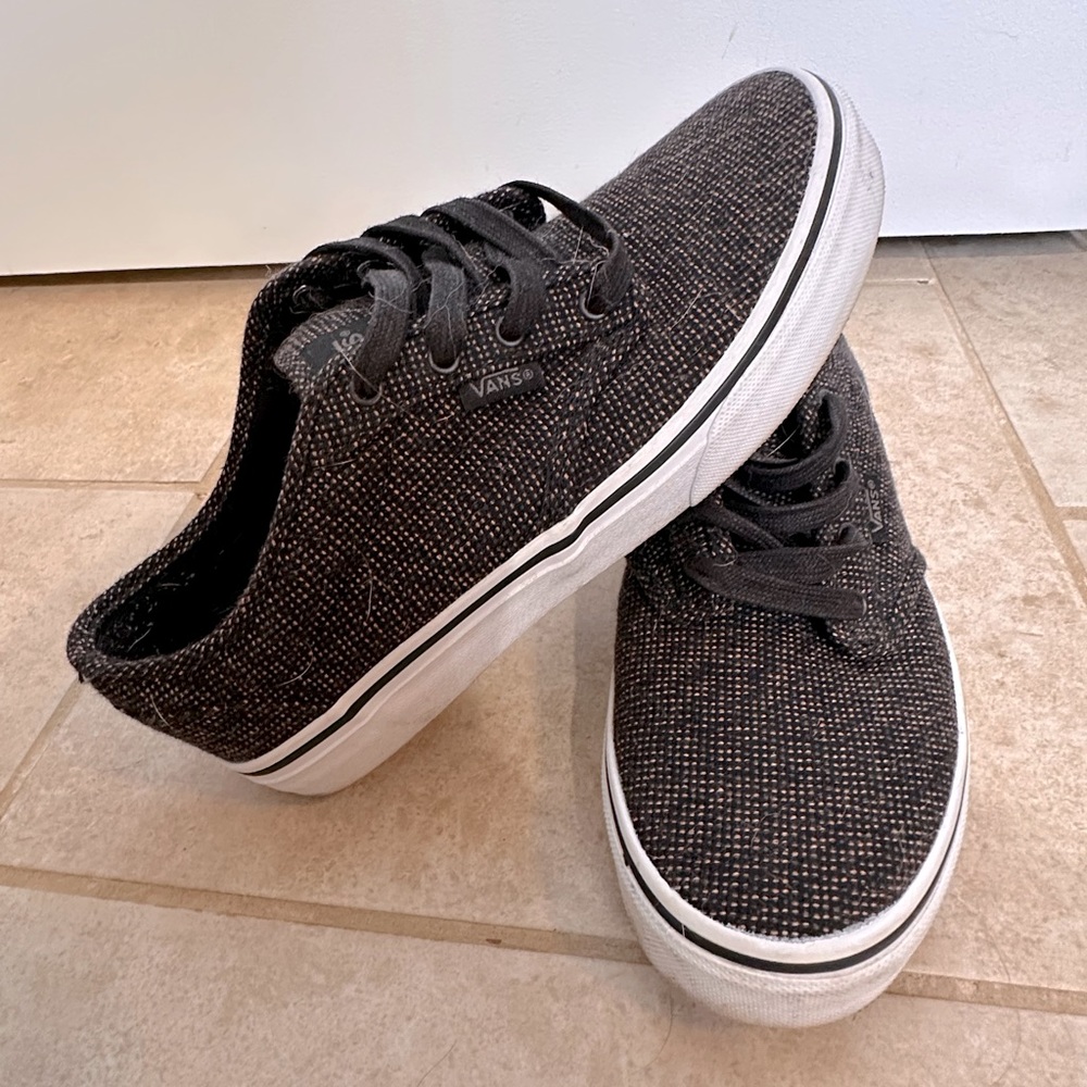 Black Fabric Vans